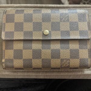 Louis Vuitton Porte Tresor Etui Wallet - Damier Ebene